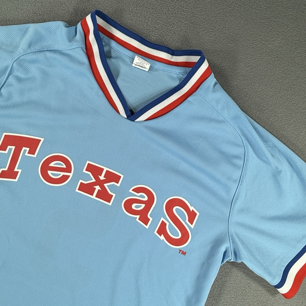 Texas Rangers Mike Napoli 5 Jersey Blue Southwest Airlines Stadium Giveaway M
